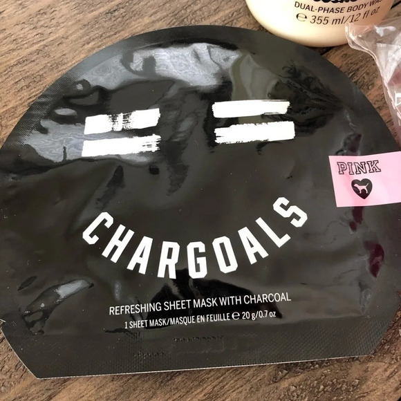 PINK Body Wash Sponge Mask Bundle Coconut Oil New - Picture 3 of 6